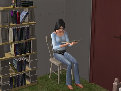 Katrina learns to cook.