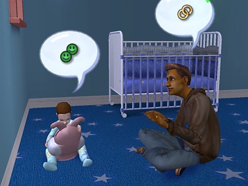 A smart baby, Atticus learns to talk...