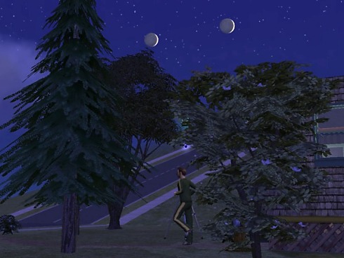 Two moons over Pirate's Cove.