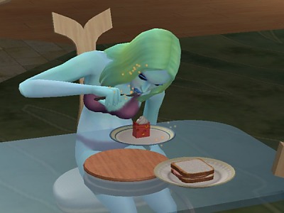 Hmm...the ex-queen is a slob.