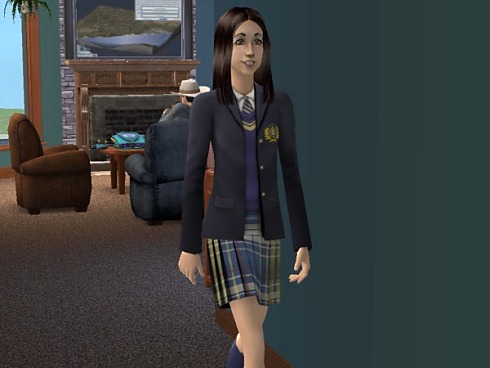 Kara's first day at school as a teenager.