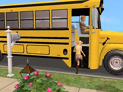 Kim goes to school.
